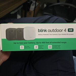 Amazon Blink Outdoor 4 XR Camera Set - Black and White